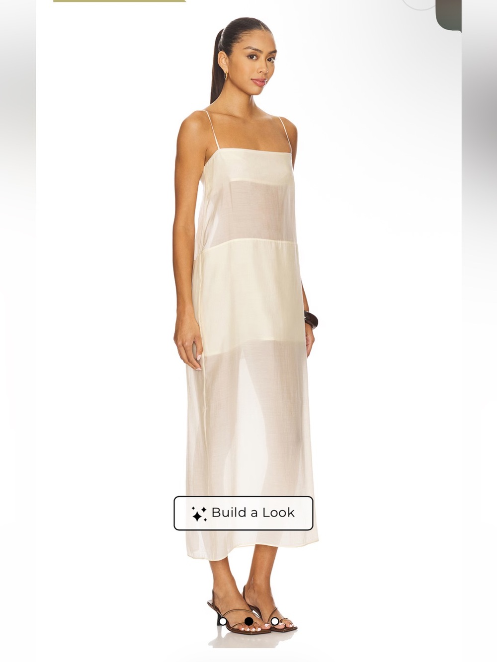 Eaves Ettore Maxi Dress in Butter Yellow - Picture 2 of 3
